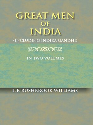 cover image of Great Men of India (Including Indira Gandhi)